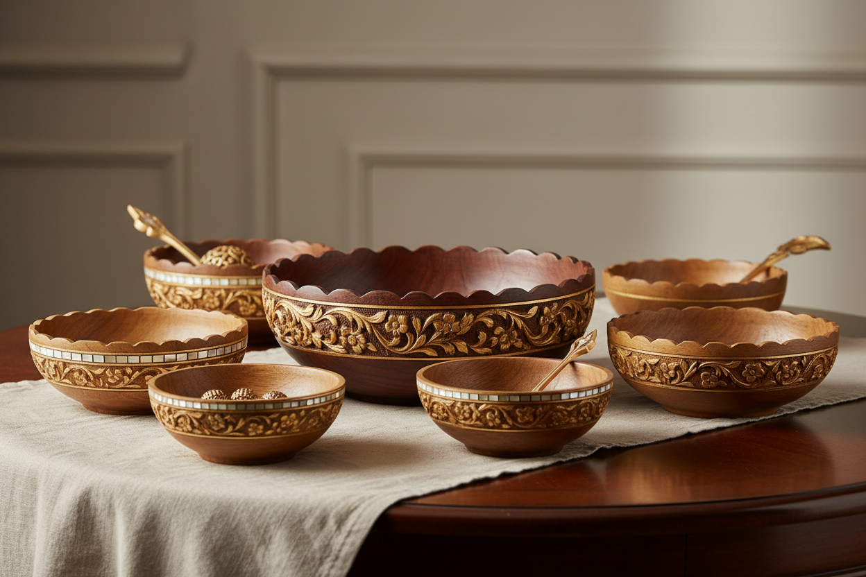 antique Italian luxurious style, latest, modern classic Chiniot bowl set different design & color scheme